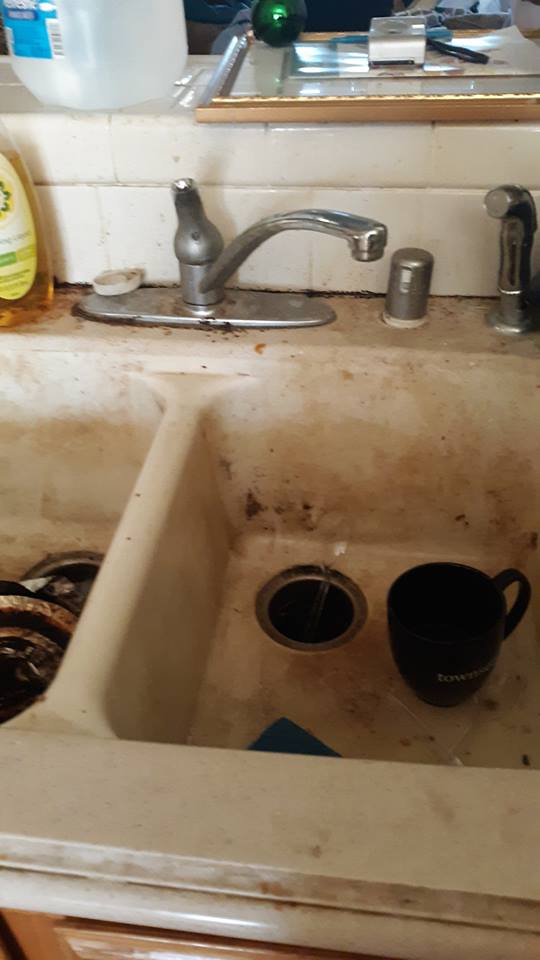Sink Before and After 